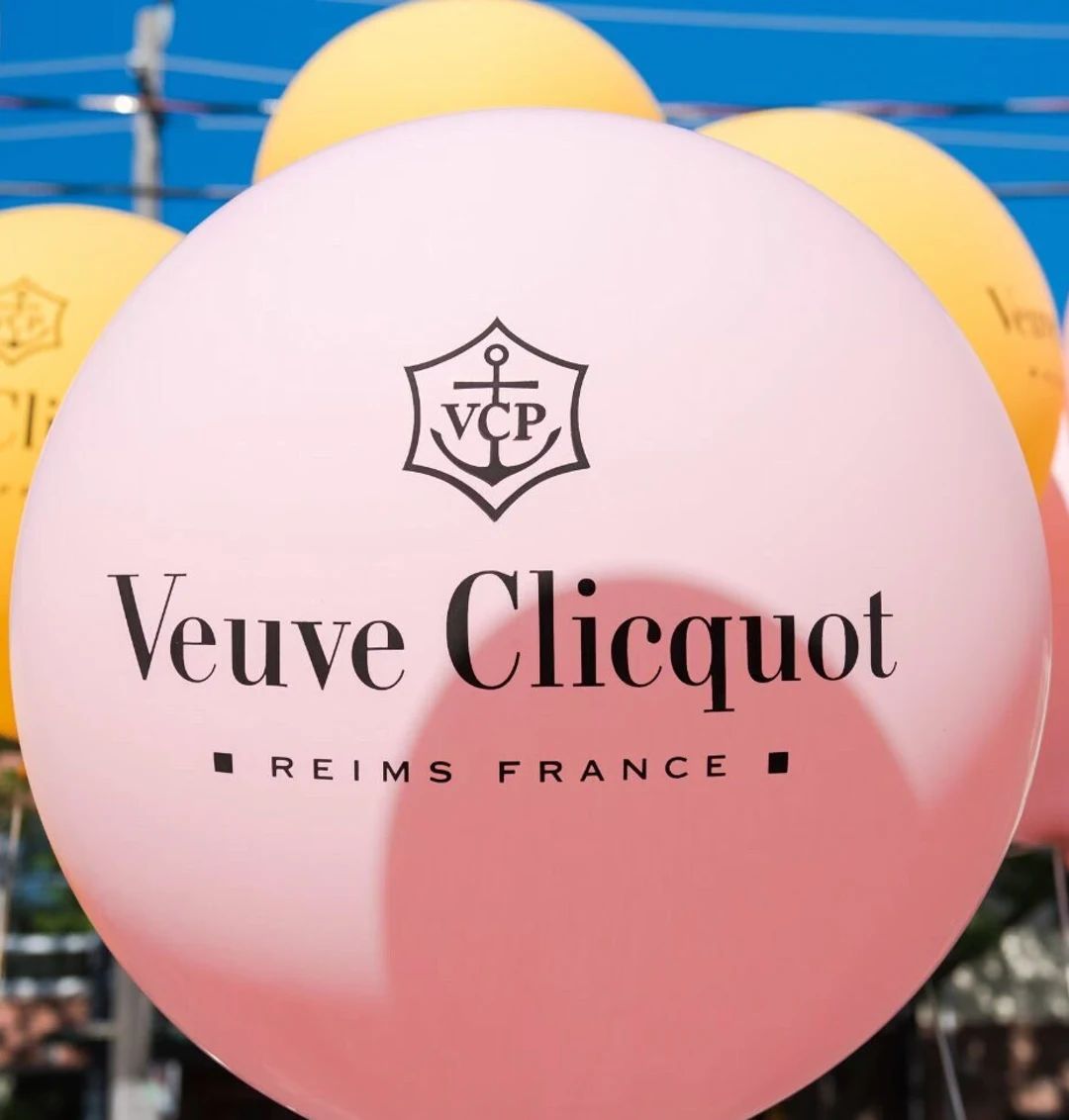 10 x Veuve Clicquot Party Balloons Mix of 5 Pink 5 Orange Variety | Etsy (US)