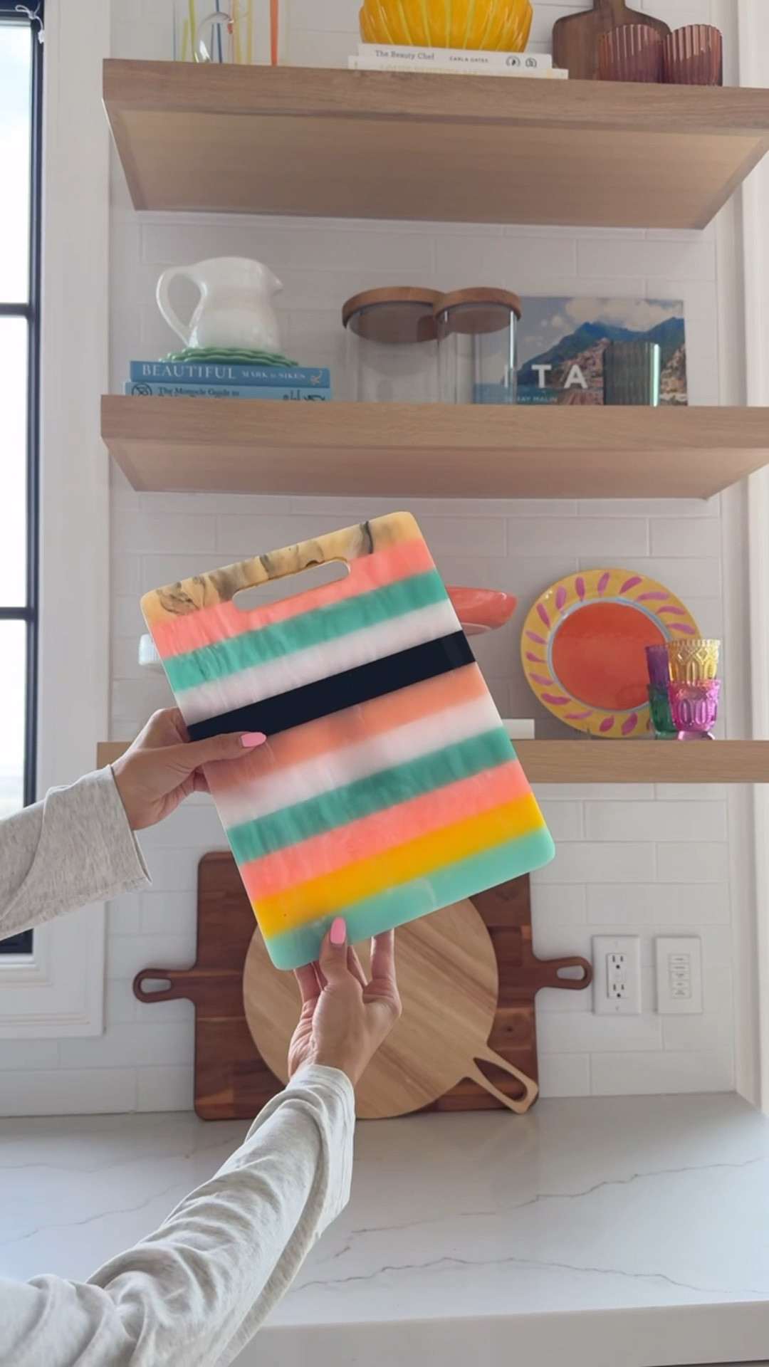 Obsessed with this marble striped colorful cutting board - brightens up my kitchen for spring & summer 💫

Would be a great Mother’s Day gift! 

#LTKSeasonal #LTKHome #LTKMothersDay