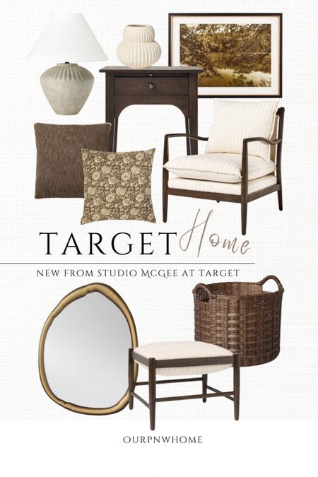 NEW Studio McGee decor and furniture favorites at Target 🎯 

Modern mirror, wall mirror, oval wall mirror, accent chair, traditional home, dark wood furniture, ottoman, footrest, footstool, nightstand, bedside table, accent table, end table, green table lamp, fluted table lamp, wall art, basket, home decor, Target home

#LTKHome #LTKSeasonal #LTKStyleTip