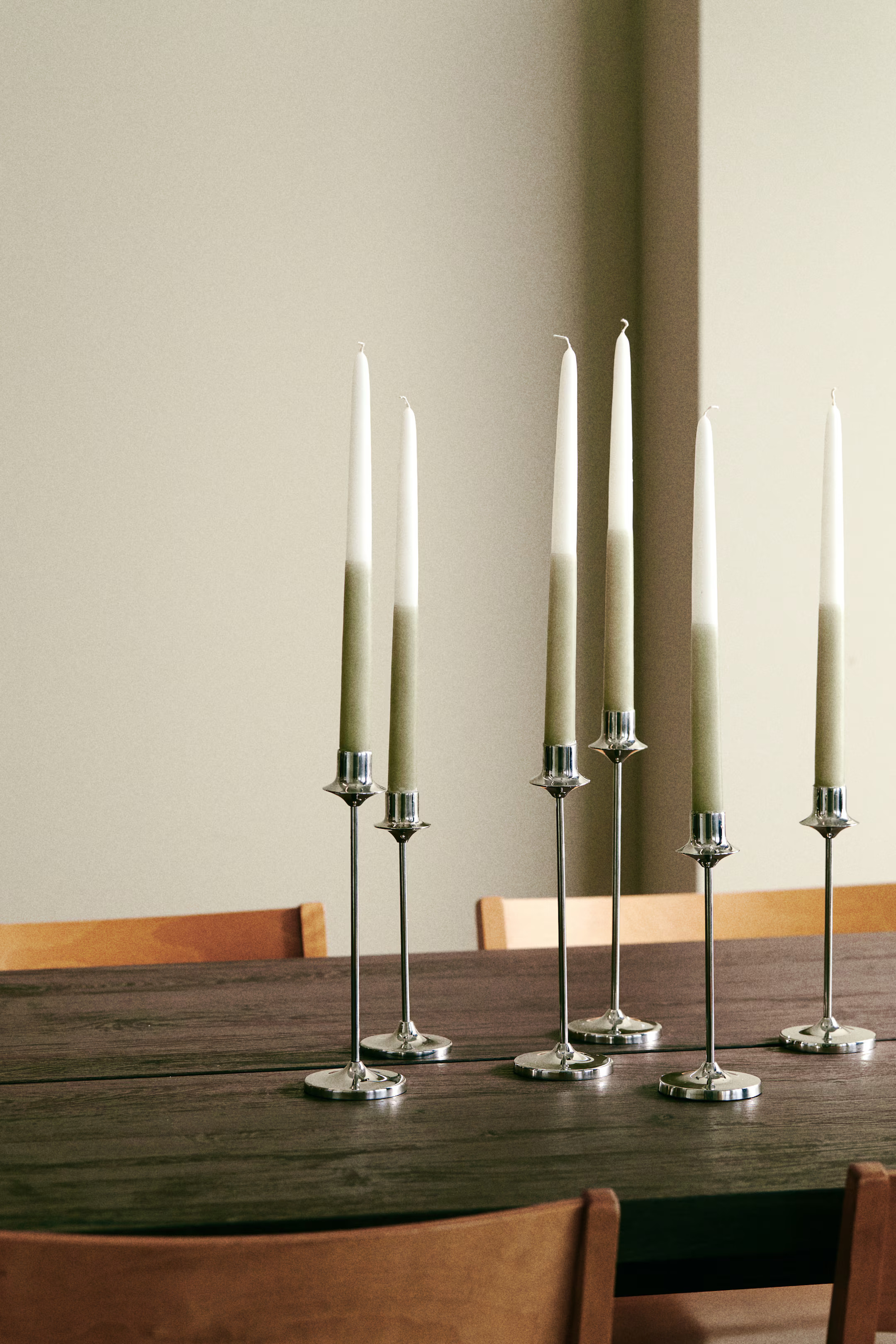 6-pack Dip-Dye Taper Candles | H&M (US + CA)