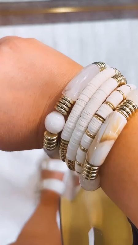 New bracelet stack from Amazon!  Love this set for spring and summer. ☀️ #amazonfinds

#LTKfindsunder50 #LTKstyletip #LTKSeasonal