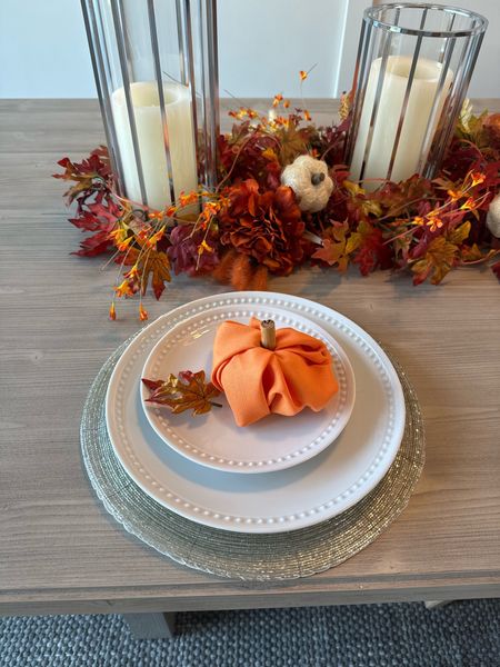 Thanksgiving table decor idea!!! Almost everything from Amazon / Target 🫶🏼🍂🍽️

#LTKHoliday #LTKhome #LTKSeasonal