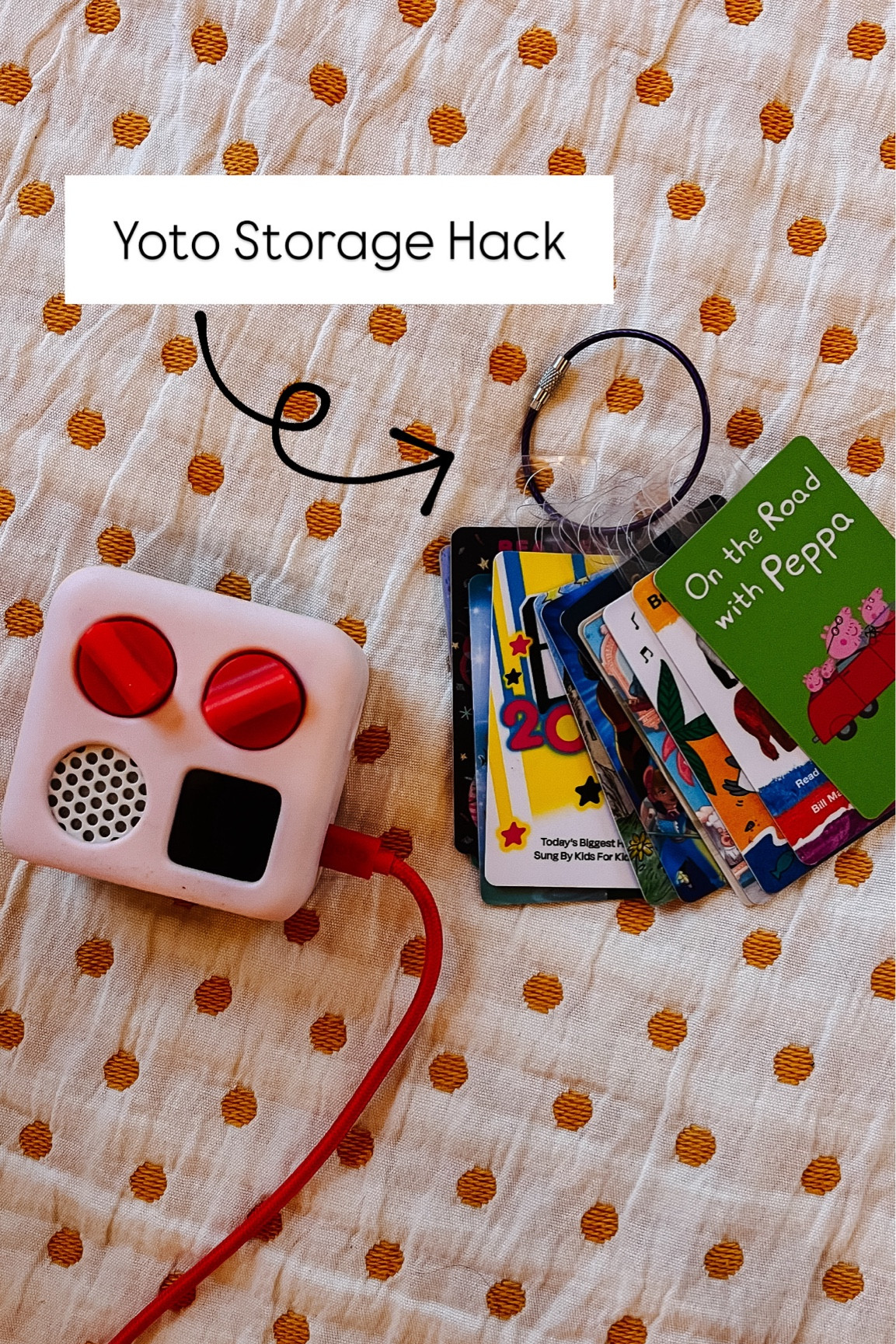 The Yoto Mini is on sale & this has helped up keep track of our cards. 

#LTKKids #LTKGiftGuide #LTKTravel
