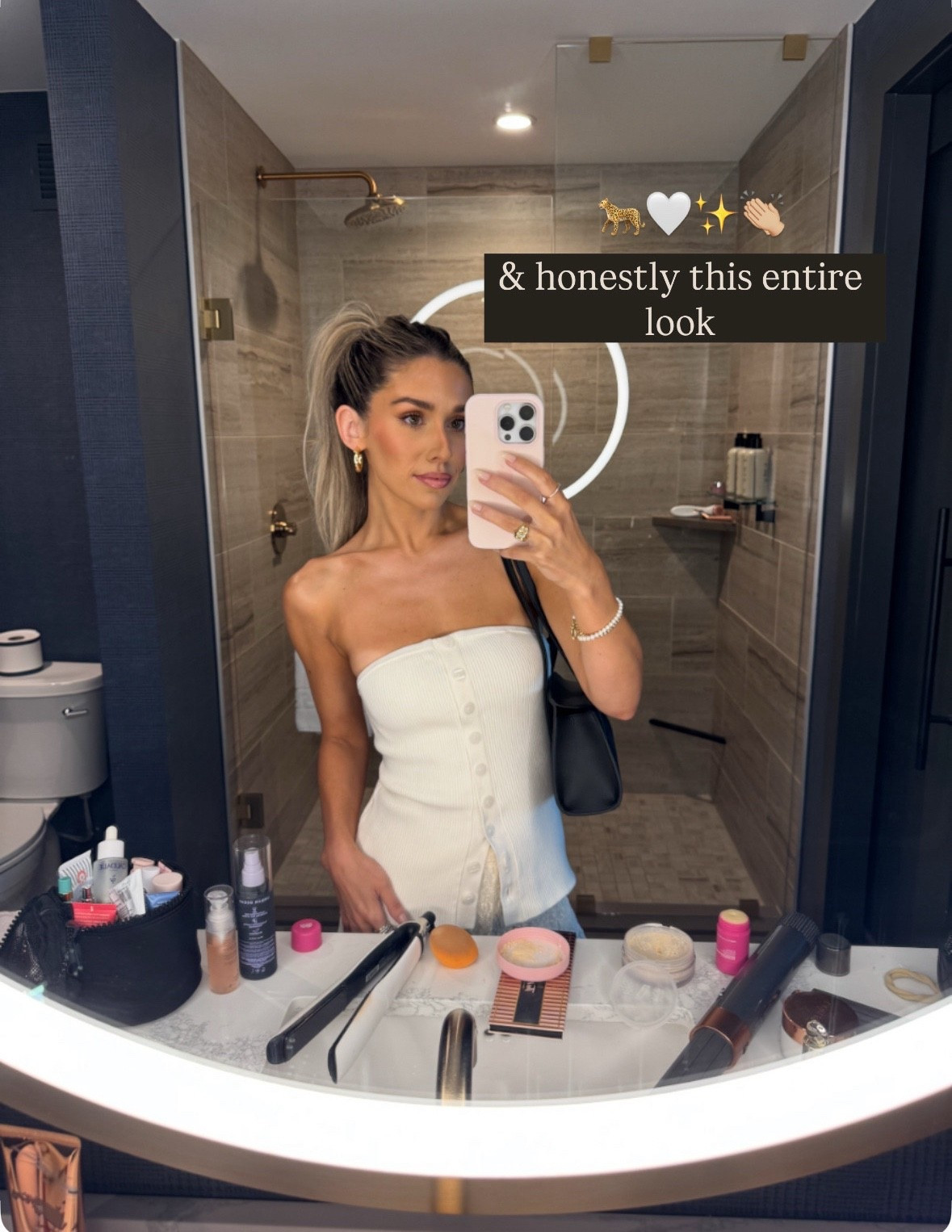 One of my recent fave hair & makeup combos 🤍✨ would be perfect for a holiday party or new years! #LTKStyleTip 

#LTKHoliday #LTKFindsUnder50 #LTKBeauty