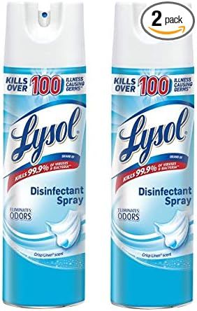 Lysol Disinfectant Spray, Sanitizing and Antibacterial Spray, For Disinfecting and Deodorizing, C... | Amazon (US)