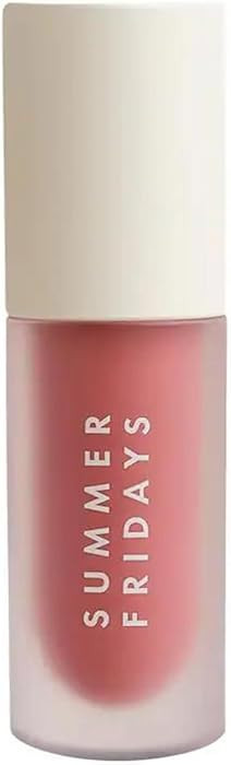 Summer Fridays Dream Lip Oil Tinted Lip Oil, Blush Dreams, Non-Sticky Formula, 0.15 Oz | Amazon (US)