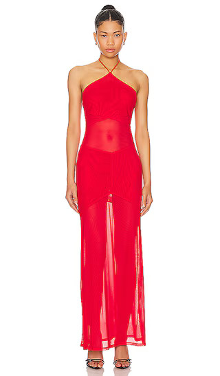 Serena Dress in Scarlet | Revolve Clothing (Global)