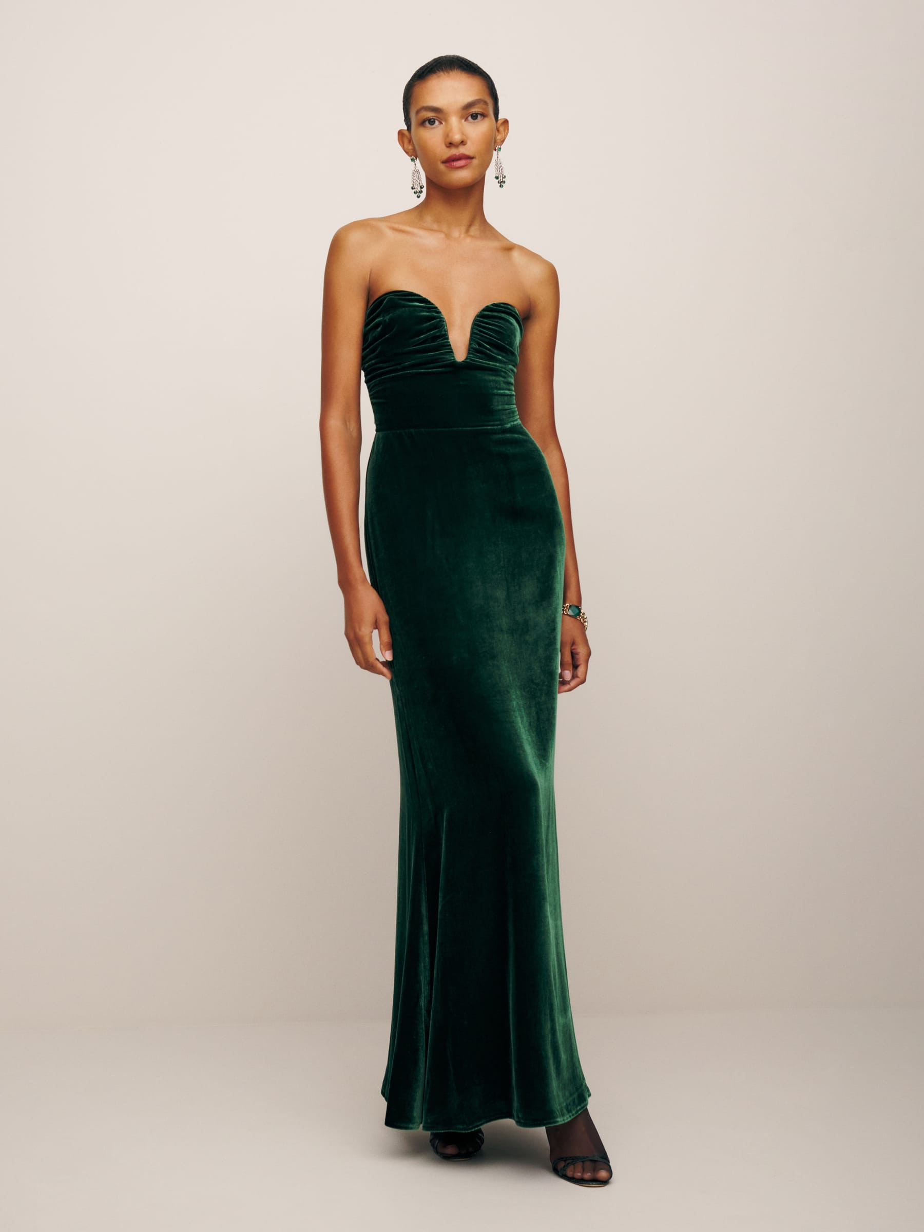 Malini Velvet Dress | Reformation (Global)