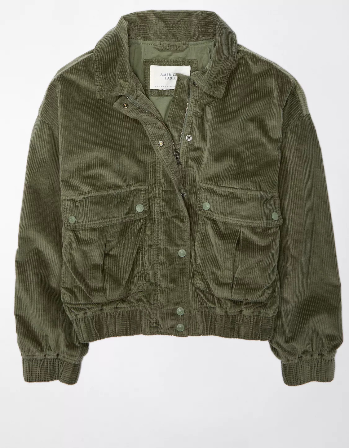 AE Corduroy Bomber Jacket | American Eagle Outfitters (US & CA)