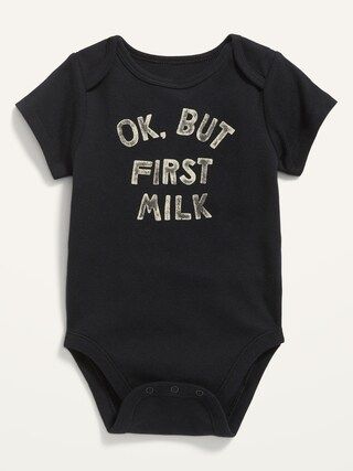Matching Graphic Unisex Short-Sleeve Bodysuit for Baby | Old Navy (US)