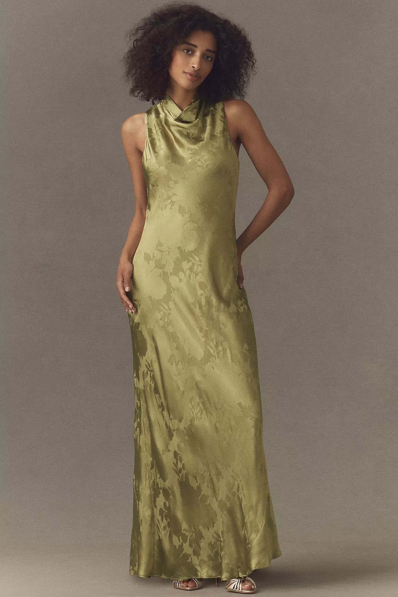 BHLDN High-Neck Slip Maxi Dress | Anthropologie (US)