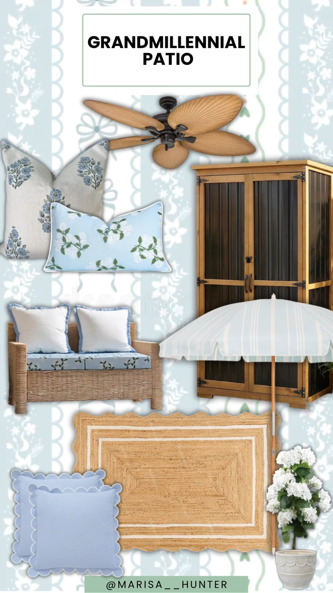 Grand millennials patio 

Scallops hydrangeas umbrella pillow covers Nancy Meyers coded shed storage 

#LTKdayinmylife #LTKSeasonal #LTKHome