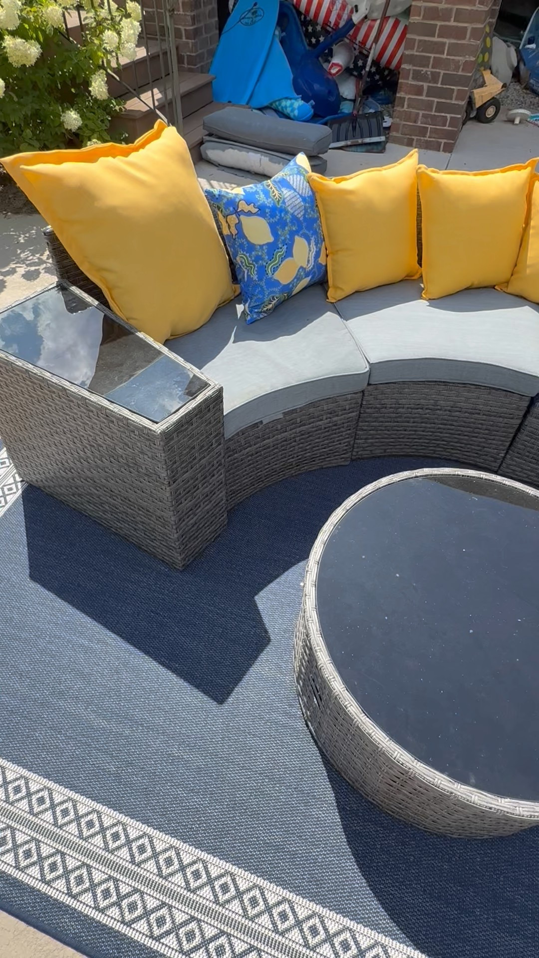 I should’ve measured these pillows when I ordered them, but they will work🤣🤣🤣 

#LTKSeasonal #LTKHome #LTKFindsUnder50