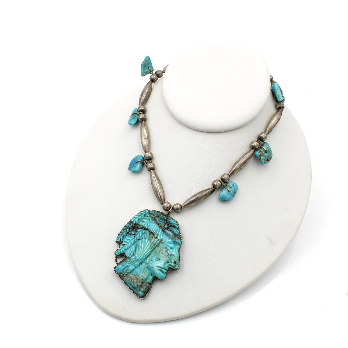 Southwest Sterling Turquoise Coral 18.5" to 23" Necklaces Lot of 3 #S4421-3 | eBay US