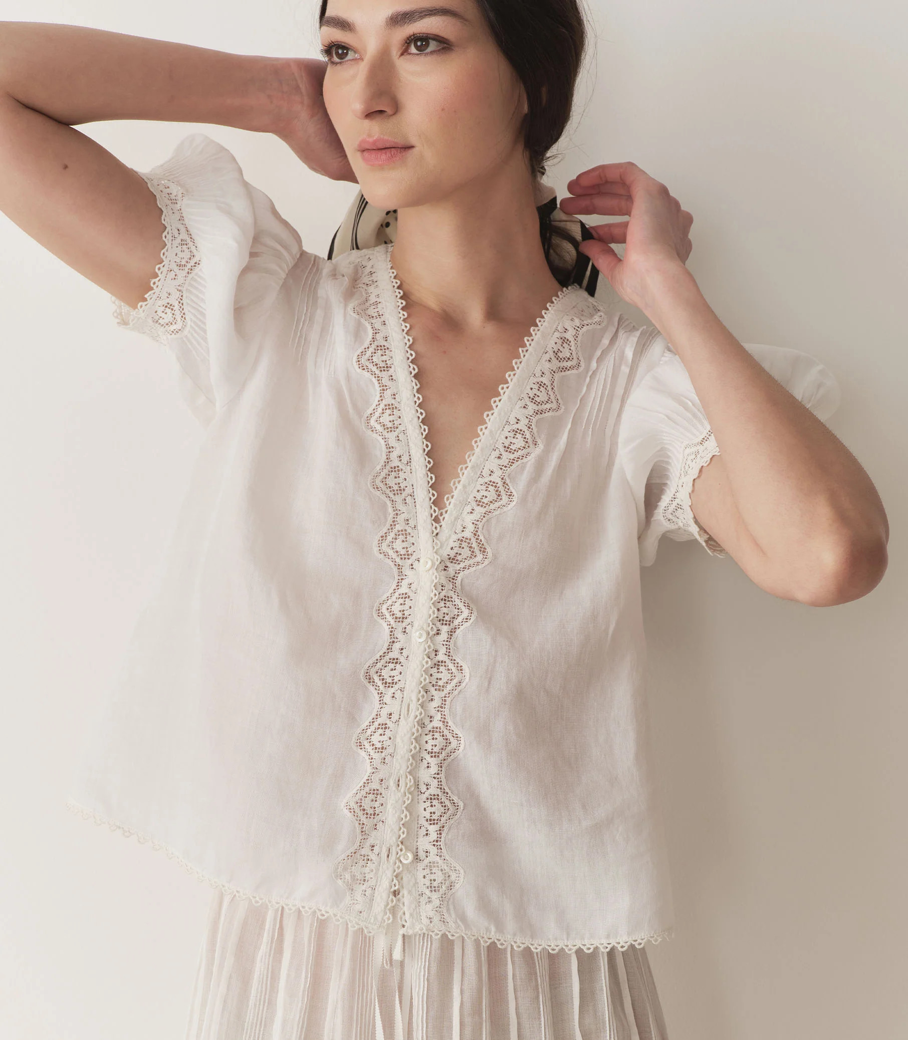 Brigitta Top - Salt | DÔEN | DOEN