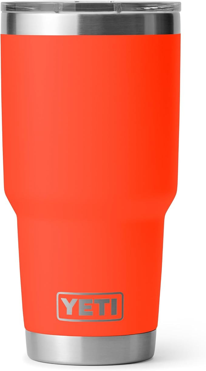 YETI Rambler 30 oz Tumbler, Stainless Steel, Vacuum Insulated with MagSlider Lid, Solar Flare | Amazon (US)