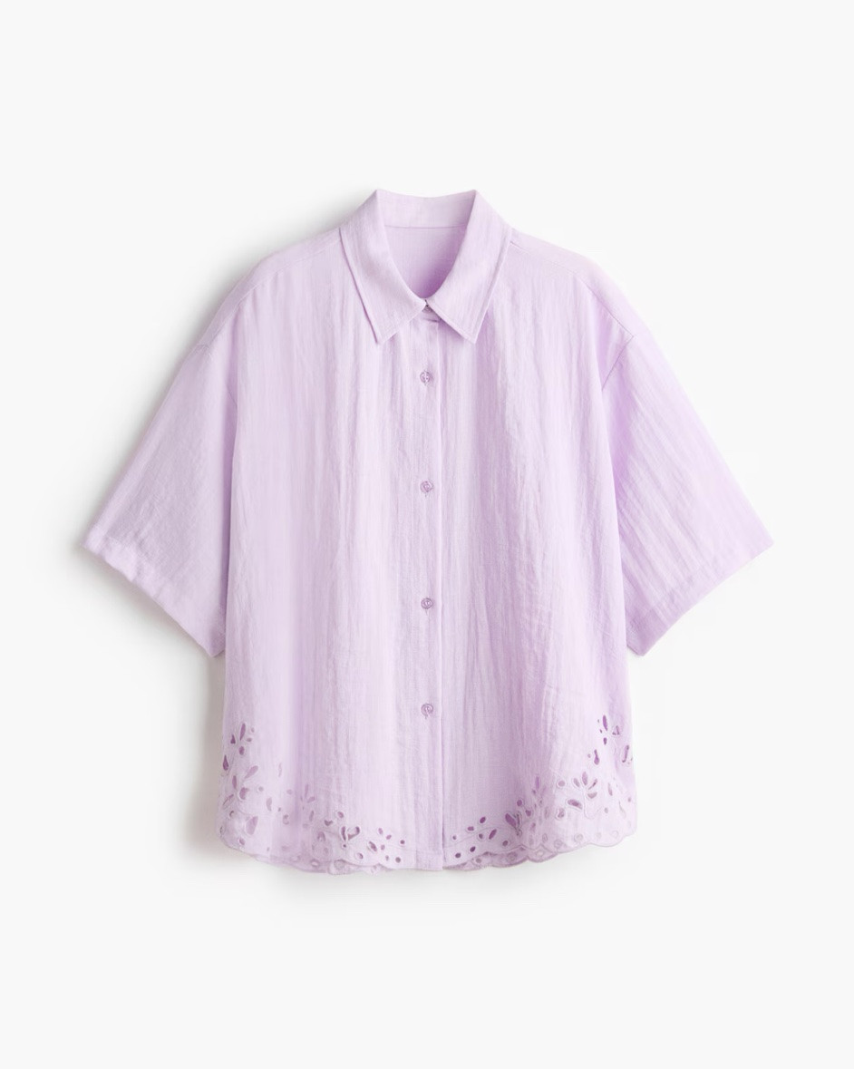 Lavender eyelet shirt and shorts matching set - also comes in other colors!

#LTKSeasonal