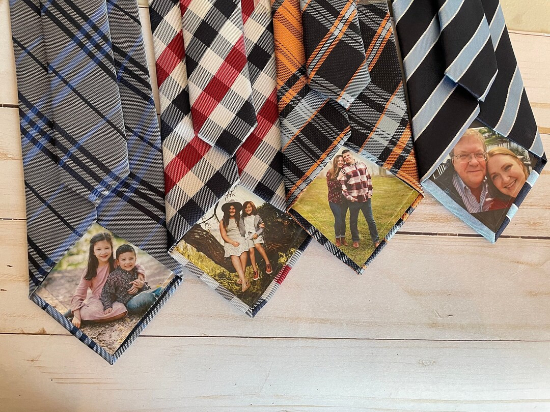 Personalized Picture Ties | Fathers Day Gift | Gift for Dad | Gifts for Him | Photo Tie| Graduati... | Etsy (US)