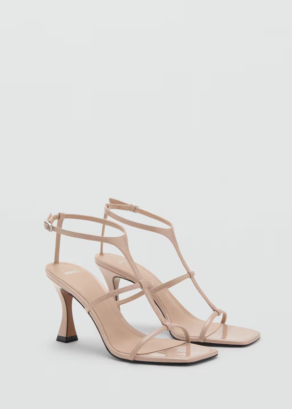 Heel strips sandals nude - Women - 9½ - MANGO | Mango (US/MX/AU)