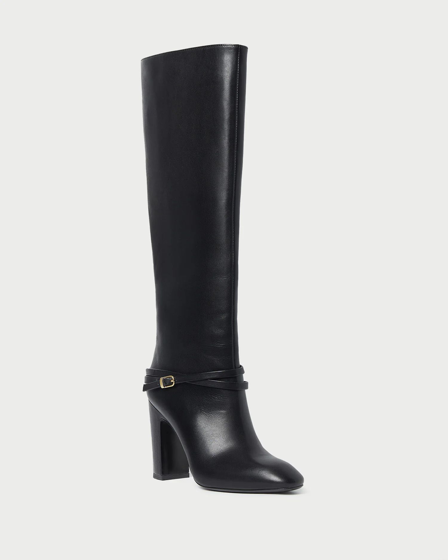 Solana Black Leather Tall Boot | Loeffler Randall