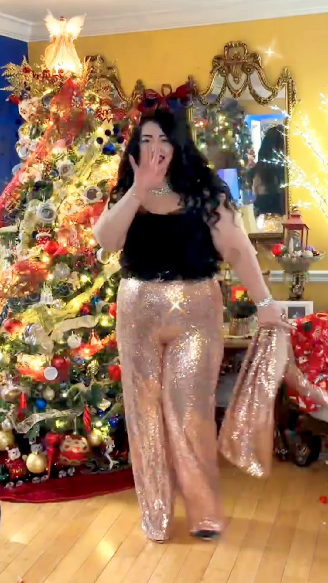 ✨I wore these around New Year’s time but it’s always sequin season in my world… 👑😆 Which is your favorite: Gold sequin suit or the multicolor little dress? 

💗Comment below: Do you wear sequins year round? Or just on special occasions? 

I’ve had most things here for years but I’ll link similar things in my LTK. 

Gold suit: old from @torrid 
Black top: @eloquii 
Dress: @fashionnova 
Boots: Torrid
Sparkle tights: @amazonfashion

#LTKootd #LTKPlusSize #LTKMidsize