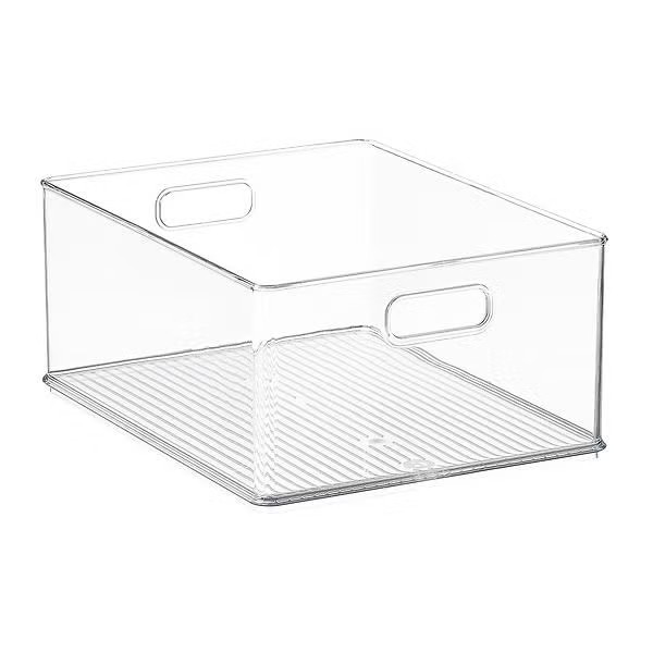 iDesign Linus RPET Stackable Storage Bins | The Container Store