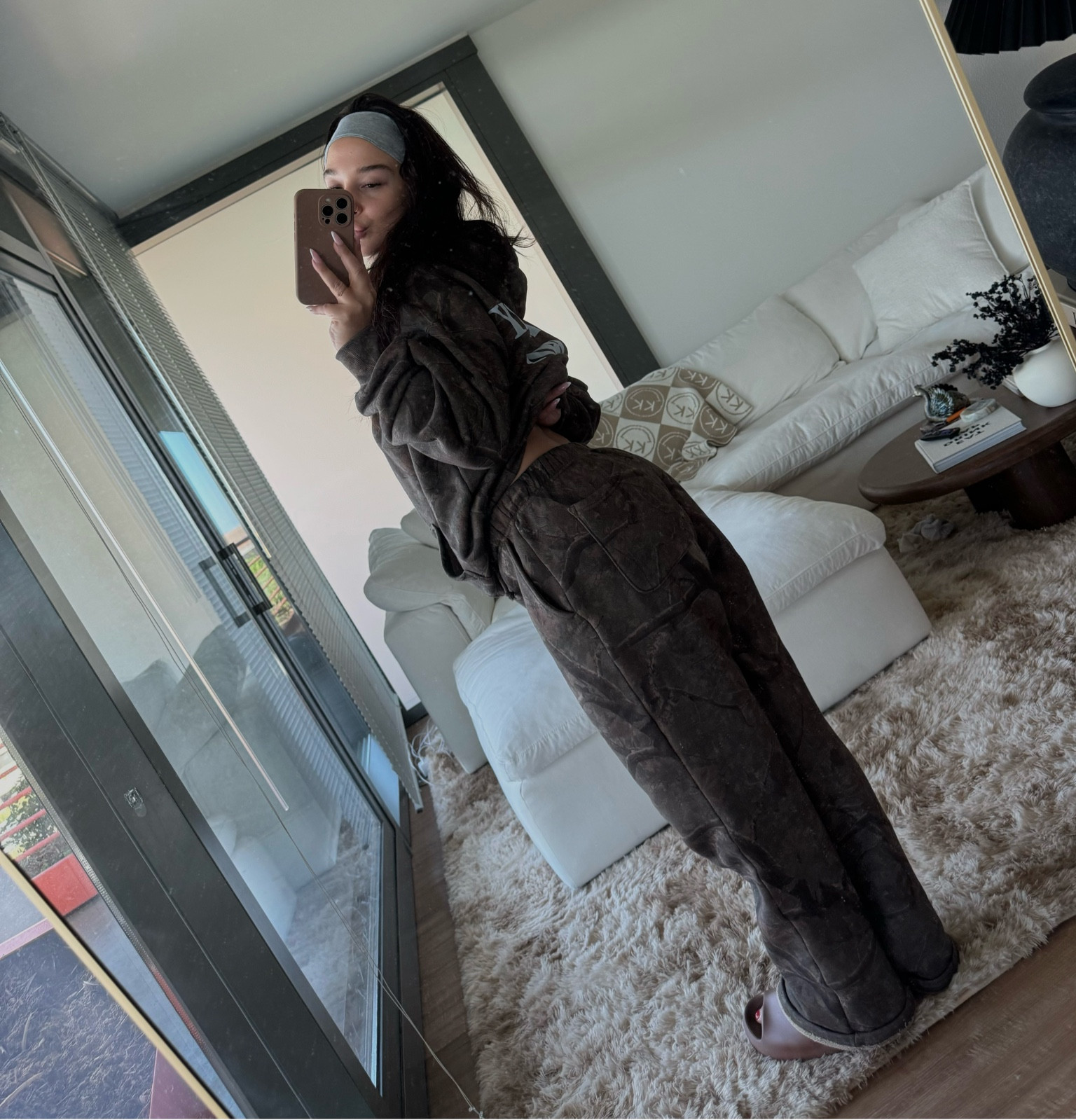 sweatshirt size medium 
sweatpants size small 