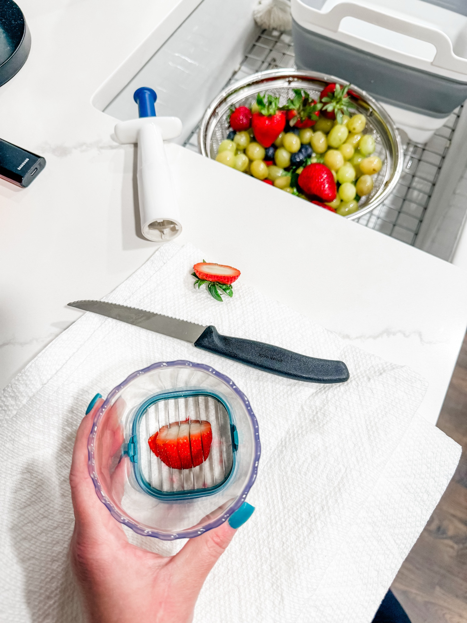 Must have toddler gadgets to make your life easier. Fresh fruit cutters. Tot grape cutter. Fruit slicer cup for strawberries, bananas, grapes, eggs.

#LTKHome #LTKBaby #LTKKids