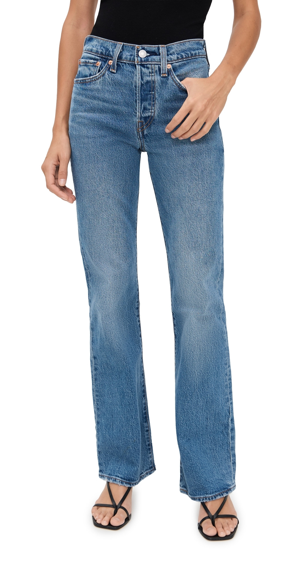 Levi's Wedgie Boot Jeans Fair Point 24 | Shopbop