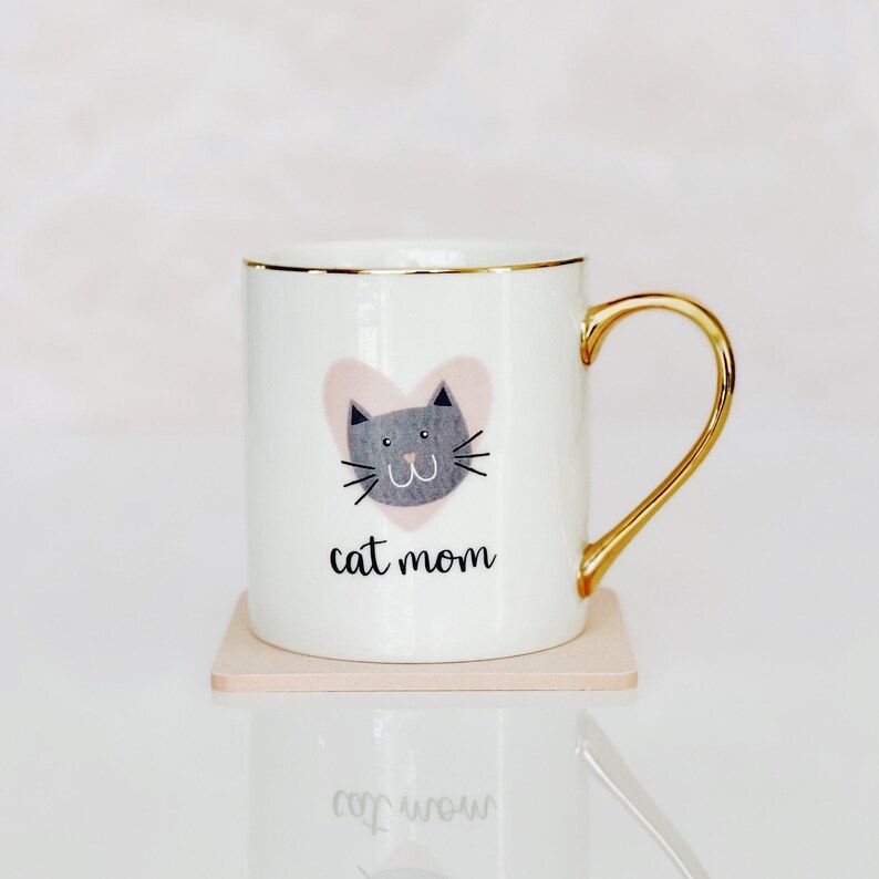 Cat Mom Mug, Cat Mom Coffee Mug, Cat Lover Mug, Cat Mom, Gifts for Cat Lovers, Cat Mom Gifts, Cat... | Etsy (US)