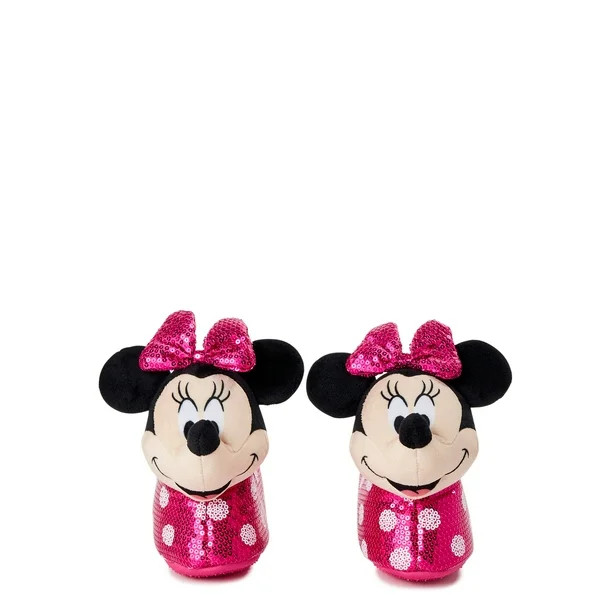 Disney Minnie Mouse Toddler's Girls Plush Slipper, Sizes 5/6 -11/12 - Walmart.com | Walmart (US)