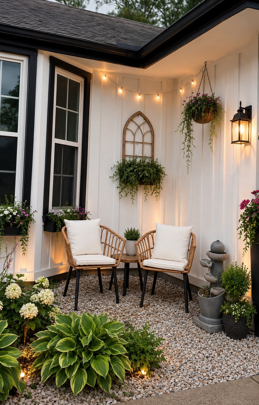 Cozy Outdoor Patio Corner Ideas for a Relaxing Backyard Retreat

Transform a small outdoor space into the ultimate cozy patio retreat with warm lighting, beautiful greenery, and modern farmhouse decor. This charming bistro set setup is perfect for relaxing evenings, morning coffee, birdwatching, or creating a peaceful backyard oasis. I love how the neutral tones, hanging plants, lantern lighting, and natural textures make this tiny patio feel so inviting and elevated. Perfect inspiration for small patio decorating ideas, outdoor seating areas, cottage-style landscaping, and cozy backyard makeovers.

#outdoorliving #patiodecor #backyardideas #cozypatio #modernfarmhouse #outdoorinspo #gardeninspiration #smallpatioideas #backyarddecor #outdoorstyling #bistroset #gardenideas #cozyhome #frontporchdecor #backyardoasis #homedecorideas #outdoorfurniture #landscapingideas #gardenstyle #sparkdazzle #ad #affiliate