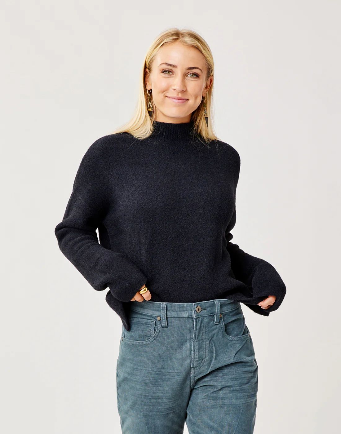 Olivia Plush Sweater: Black | Carve Designs