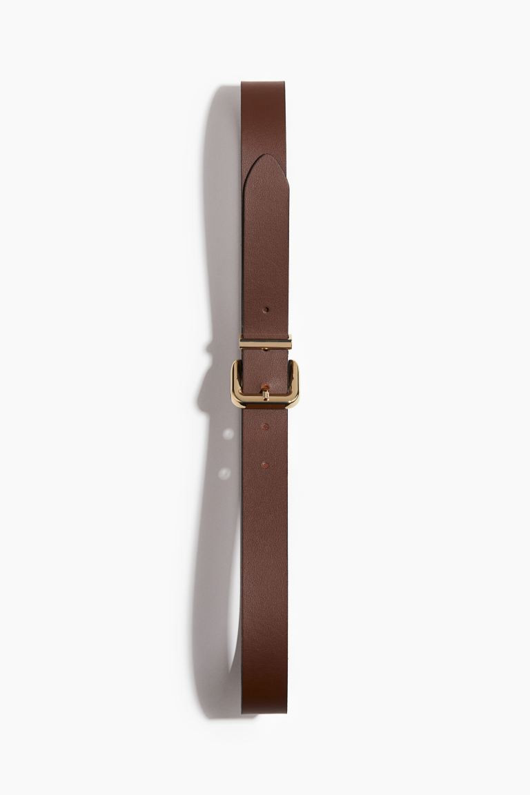 Leather Belt - Brown - Ladies | H&M AU | H&M (AU)