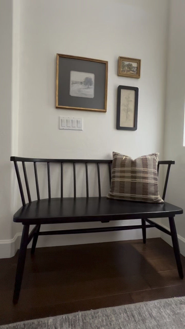 I changed out my small entryway- adding new artwork to the wall and a cute throw pillow to the bench. Get this look with finds from the Hearth & Hand collection at Target! gallery wall, bench, throw pillow, artwork, framed art, wall decor, landscape art, vintage, Hearth & Hand, Magnolia, modern organic, modern farmhouse, cottage, #LTKFind#LTKFindsUnder100

#LTKSeasonal #LTKHome