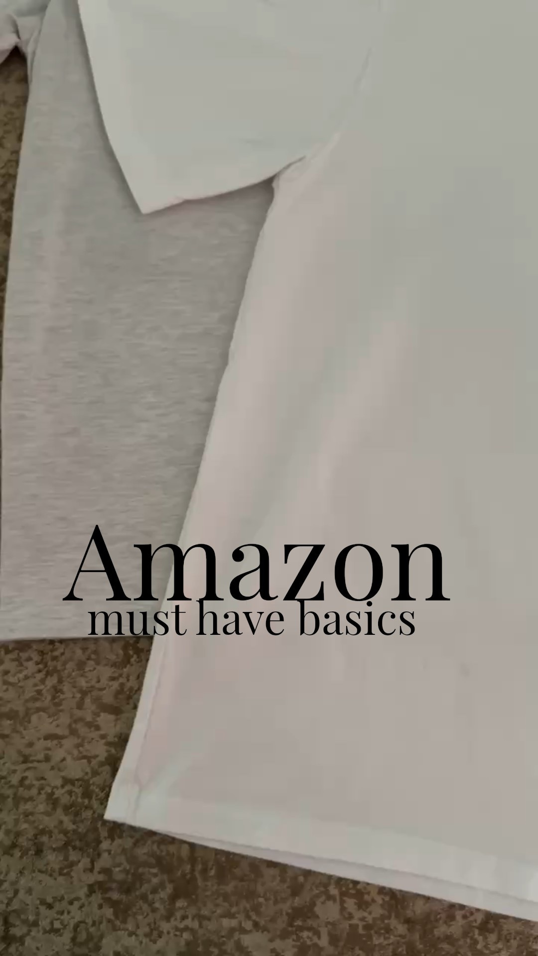 These are my favorite basic crewneck T-shirts from Amazon. 95% cotton/5% spandex and they come in several colors.

#LTKMidsize #LTKOver40 #LTKgrwm