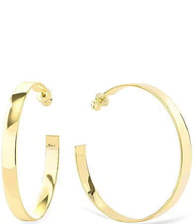 Melinda Maria Atlas Hoop Earrings - Gold | Dillard's