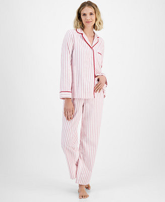 Women's 2-Pc. Cotton Flannel Packaged Pajamas Set, Created for Macy's | Macy's