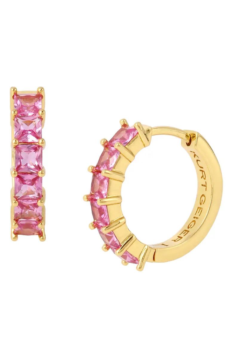 Kurt Geiger London Crystal Huggie Hoop Earrings | Nordstrom | Nordstrom