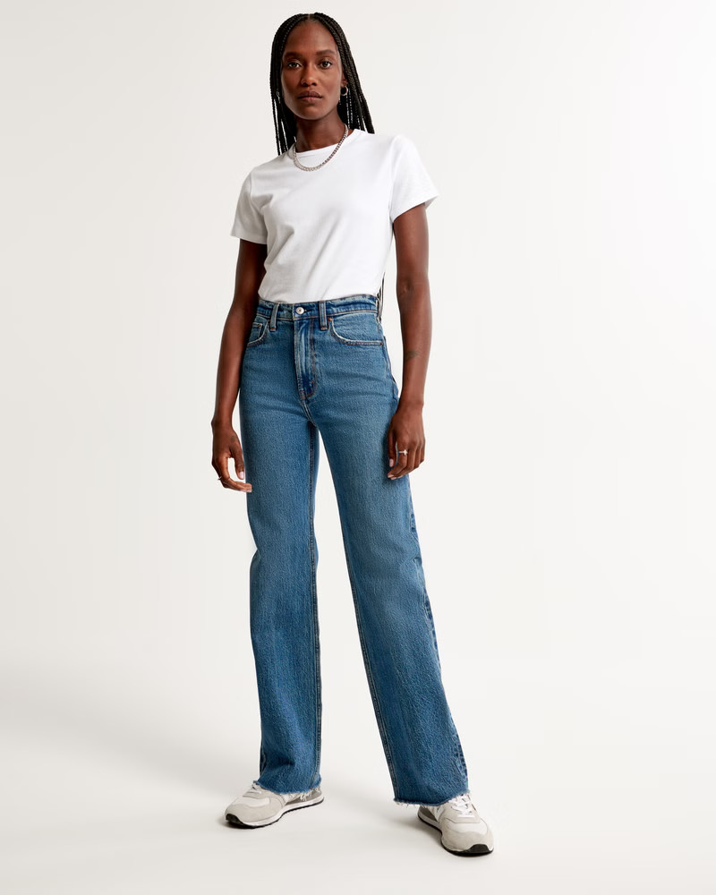 High Rise 90s Relaxed Jean | Abercrombie & Fitch (US)