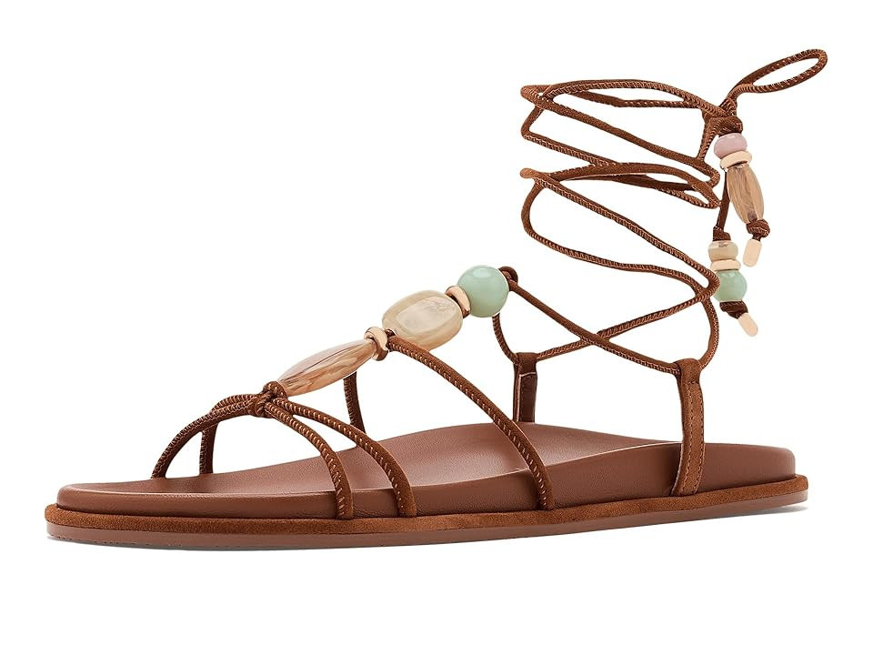 Stuart Weitzman Majorca Wrap Sport Sandals Women's Sandals Boho Tan : 8.5 M, Leather | Zappos