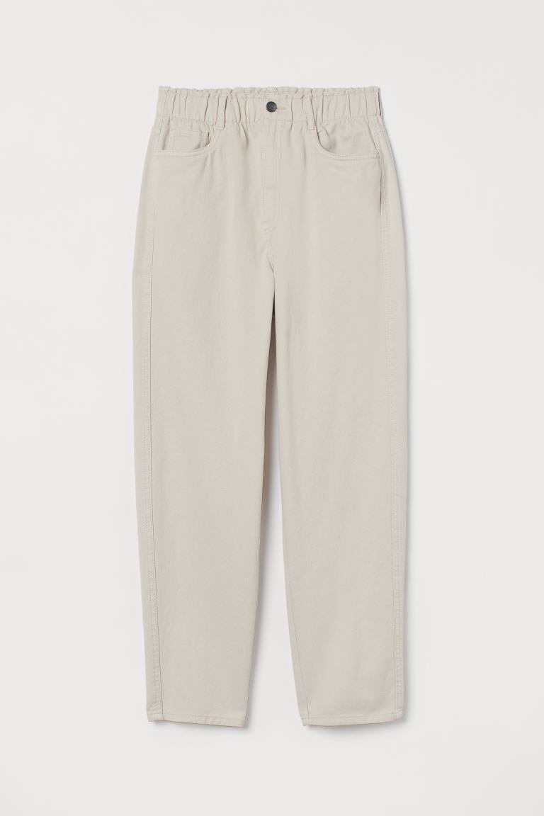 High Waist Twill Pants | H&M (US)