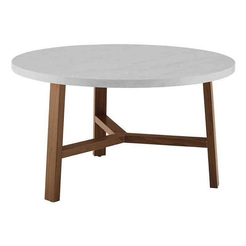 30" Modern Round Y Leg Coffee Table - Saracina Home | Target