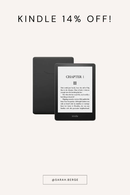 If you’re in the market for a kindle they’re on sale right now! Danny and I both love ours! 

#LTKGiftGuide #LTKCyberWeek #LTKsalealert