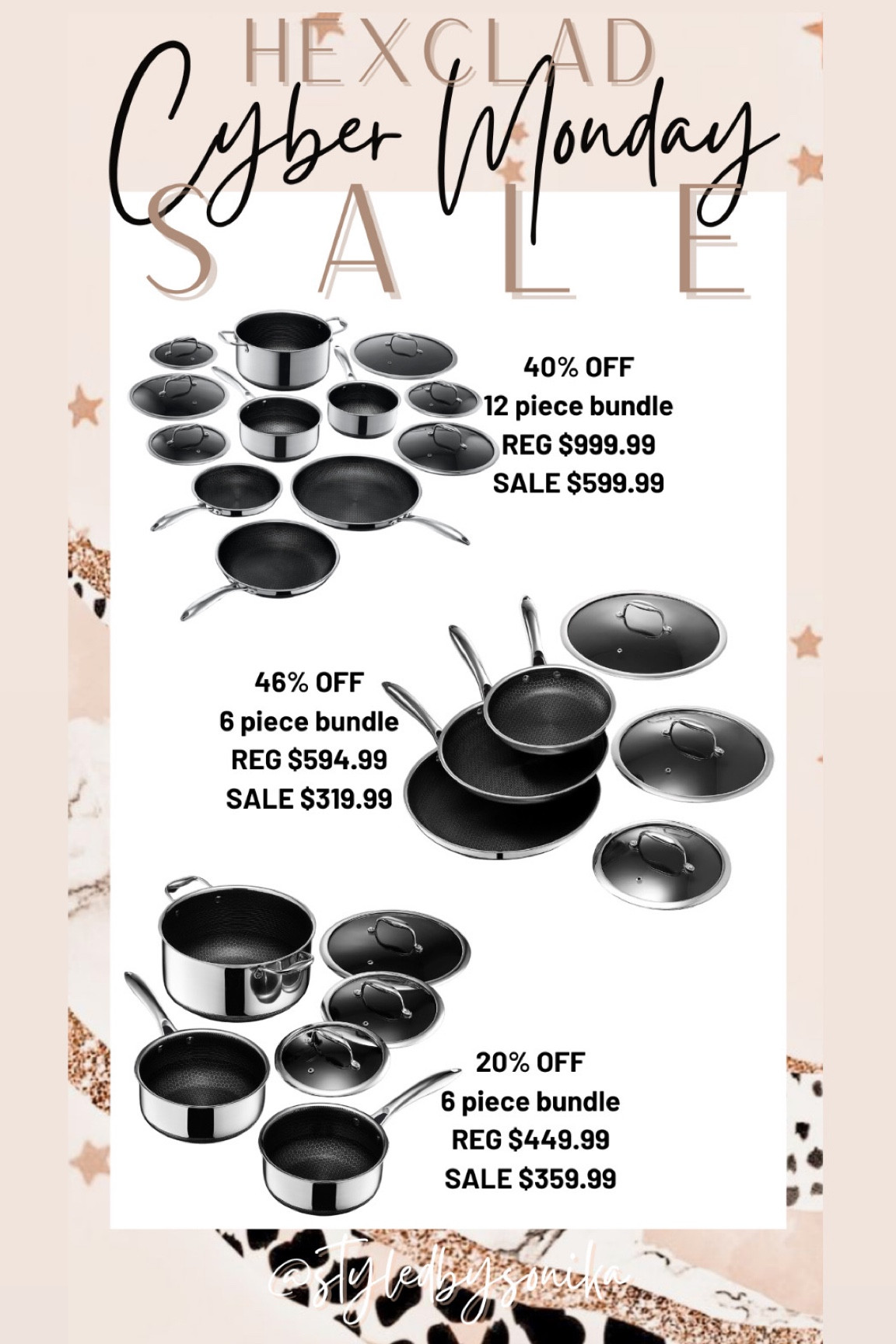 HexClad sale 
Cookware
Home
Kitchen
Gift idea 
Cyber Monday

#LTKCyberWeek #LTKhome #LTKGiftGuide