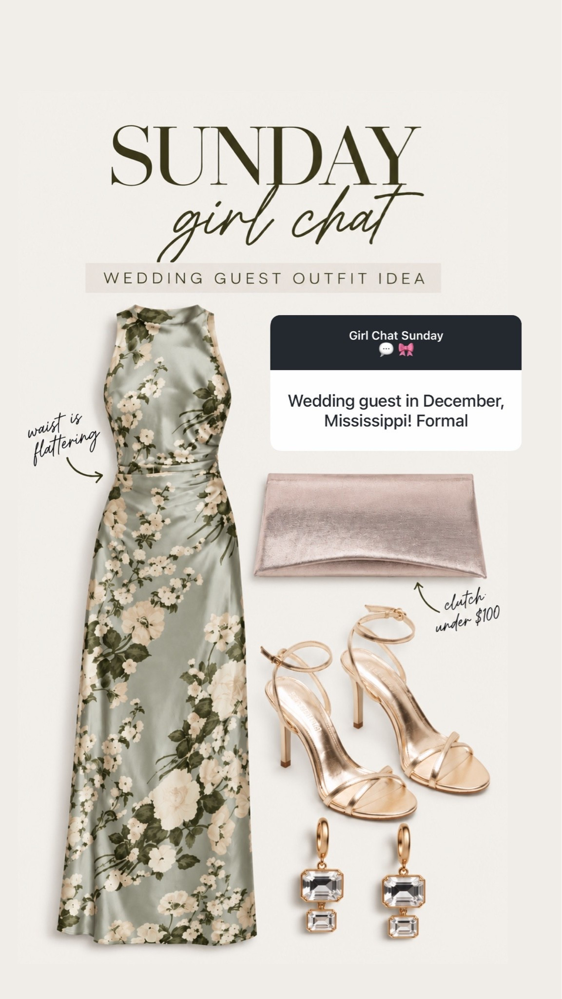 Formal wedding guest