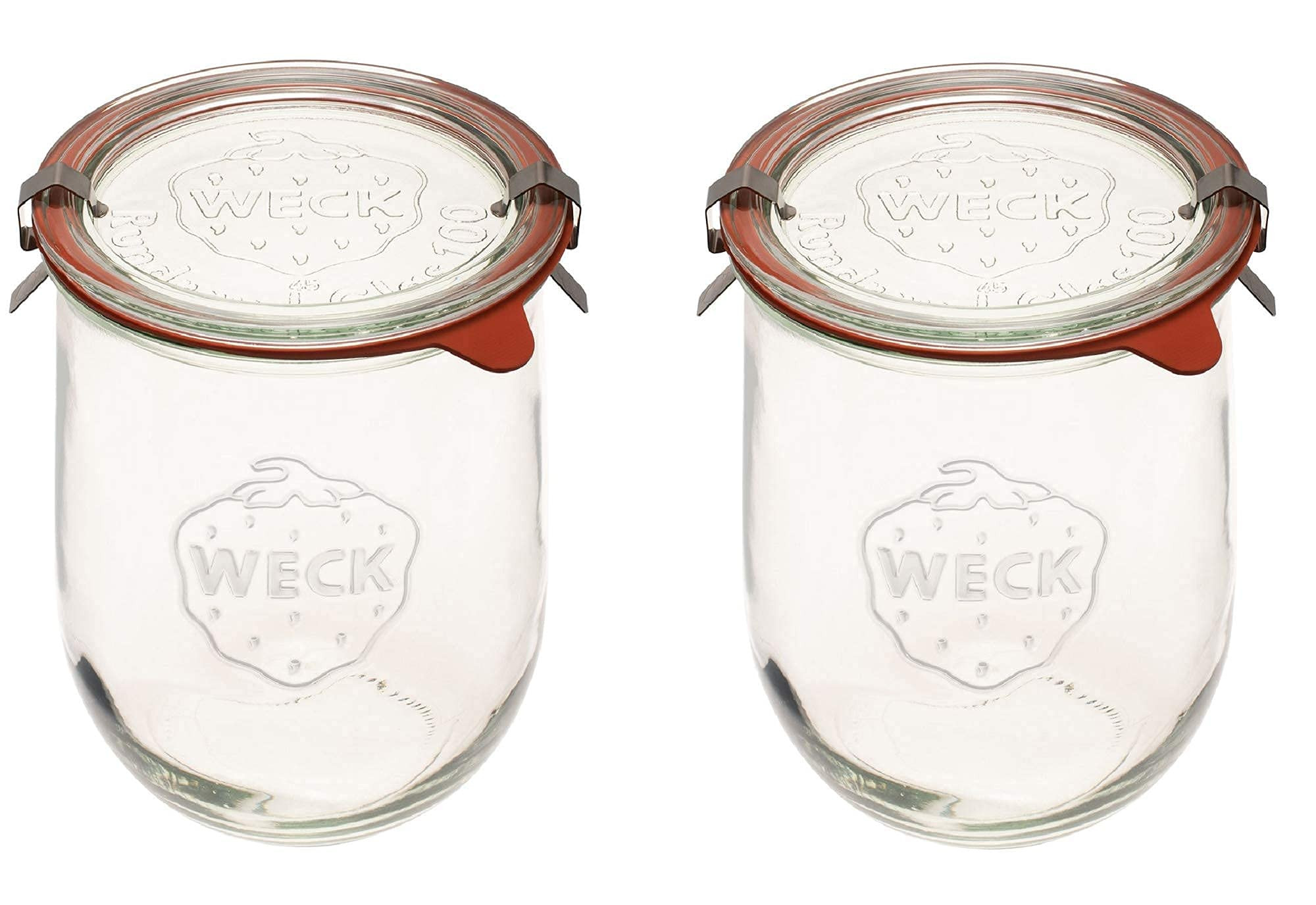 Weck Tulip Jars 1 Liter - Large Sour Dough Starter Jars with Wide Mouth - Suitable for Canning an... | Amazon (US)