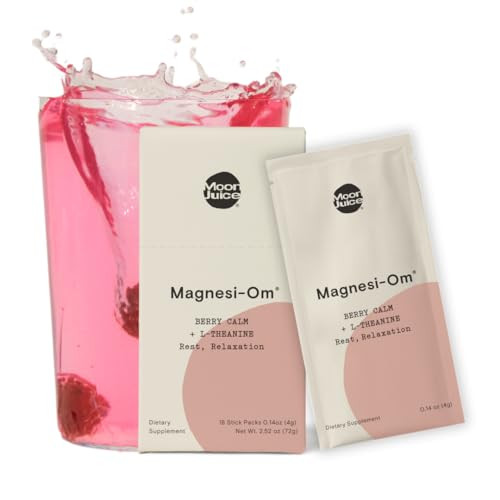 Moon Juice - Magnesi-Om, Berry - Sticks (18 Servings) - Support Brain Health & Rest - Magnesium P... | Amazon (US)