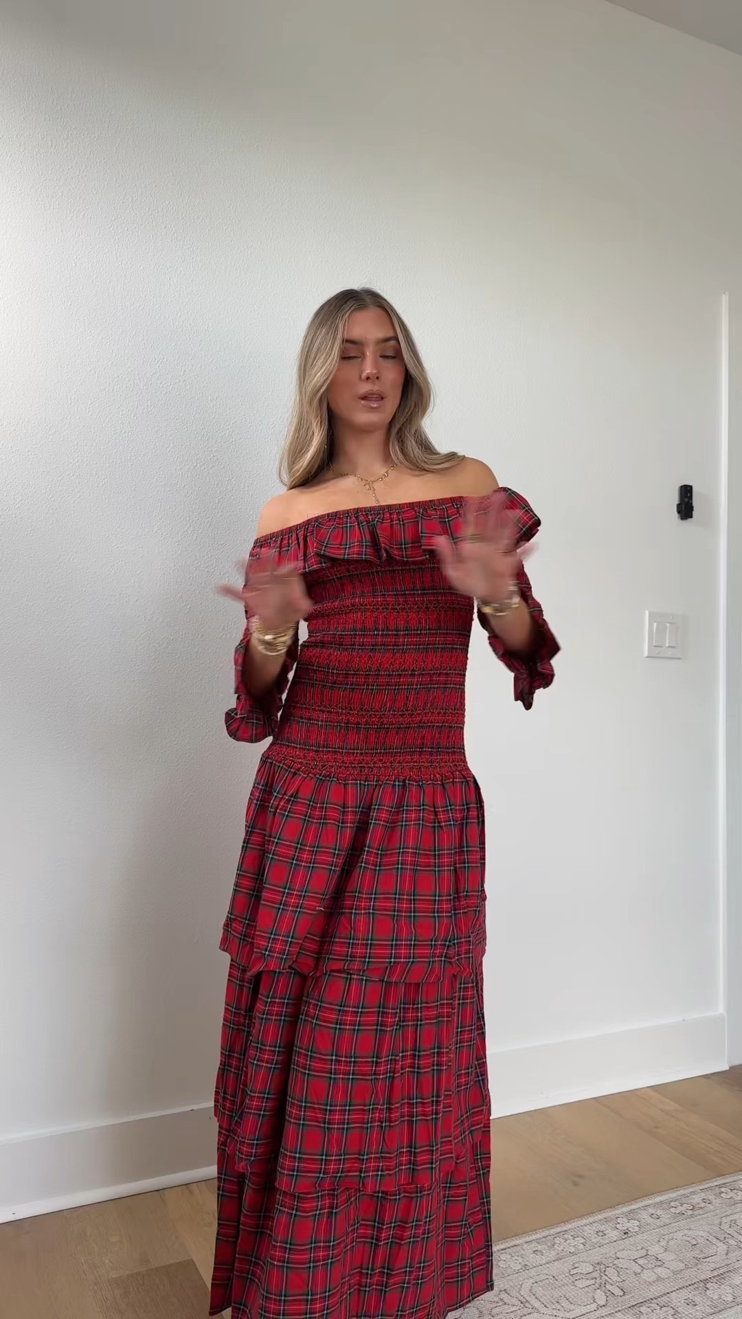 Shop Confete holiday dresses! I’m 5’4 for reference these would be such good Christmas outfits or holiday event dresses. 

Wrap yourself in cozy elegance with this statement making dress for the gals looking for the cool girl holiday party dress.  The Nicoletta Maxi Dress from Sugarlips is a classic red plaid dress that features an off-the-shoulder neckline, smocked bodice, and long sleeves for added warmth. The tiered skirt flows beautifully, making it perfect for fall gatherings or holiday parties. Pair with heeled boots and a structured bag, or elevate with strappy heels and bold earrings.

Twirl around in the Perfectly Gifted Red Plaid Midi Dress!  If you are in need of a holiday family pictures dress or a Christmas Eve dress, this one is for you!  Adorned with adorable bow tie shoulders, sweetheart neckline and bottom ruffle, this dress is feminine and classic.  And this dress is just as comfy as it is cute with an easy to wear  silhouette and smocked back.    Pullover style.  Lined.  You will wear this everywhere this holiday season!

#LTKSeasonal #LTKHoliday #LTKootd