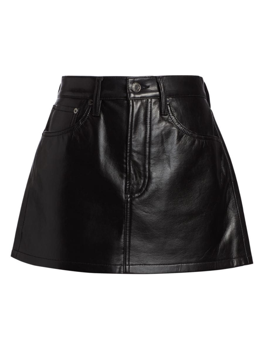 Liv Leather Mini Skirt | Saks Fifth Avenue